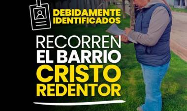  ¡Los agentes territoriales llegan al barrio Cristo Redentor!