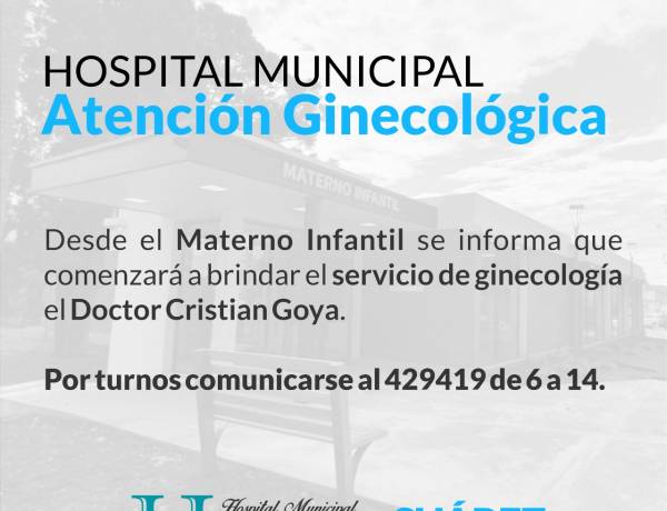 Hospital Municipal: atención ginecológica