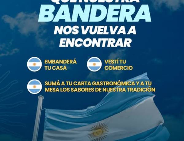 Que el amor por la Patria pinte de celeste y blanco a Coronel Suárez