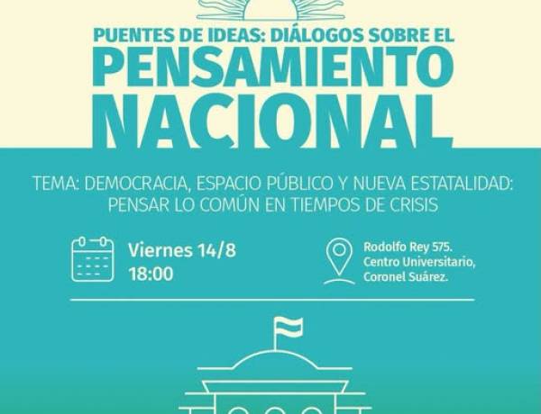 CREUS será sede de una charla debate sobre democracia y espacio público