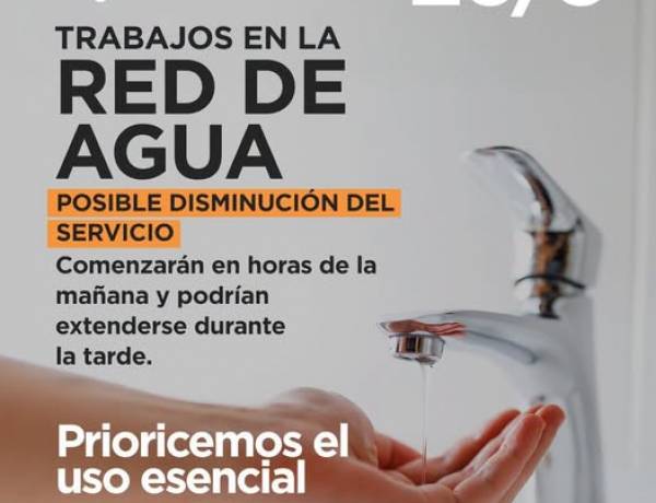 Corte de tránsito en Sixto Rodríguez por reparación de un caño de agua