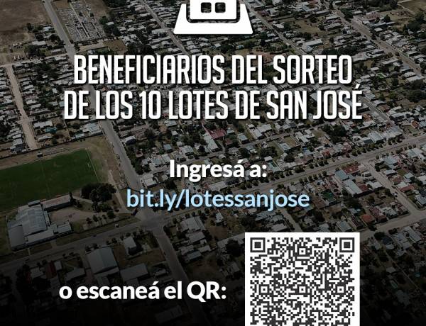 Diez nuevas familias dieron un paso hacia el sueño de la casa propia en Pueblo San José
