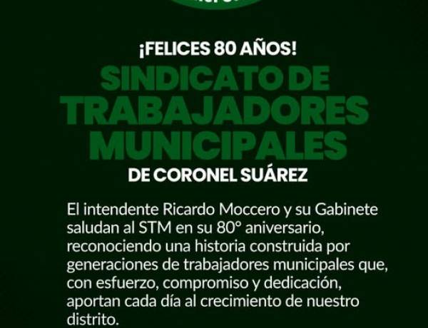 El Sindicato de Trabajadores Municipales celebra su 80° aniversario