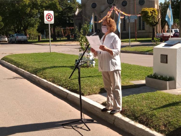 Homenaje en Huanguelén a los desaparecidos durante la Dictadura Militar