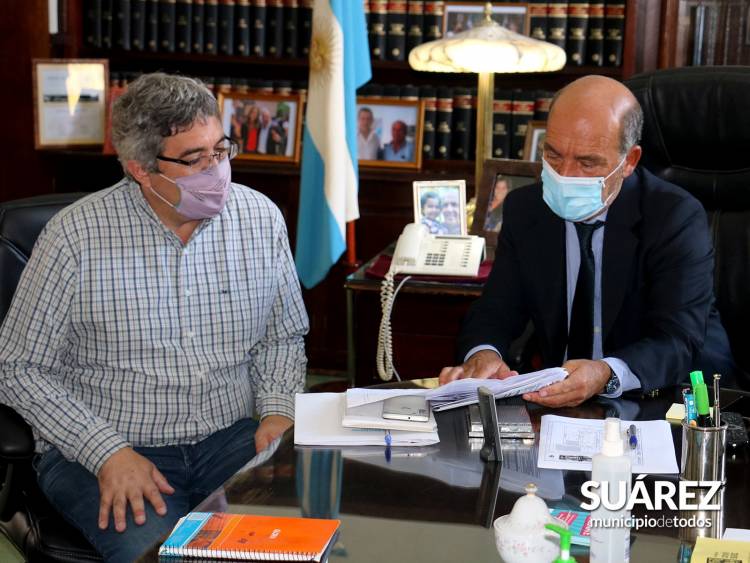 Visita del ministro de Desarrollo Agrario Javier Rodríguez..