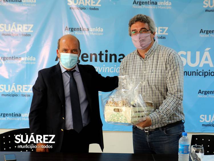 Visita del ministro de Desarrollo Agrario Javier Rodríguez..