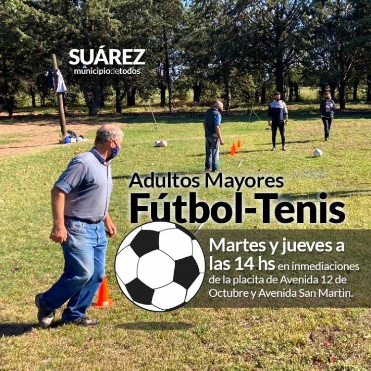 Adultos Mayores: Fútbol-Tenis