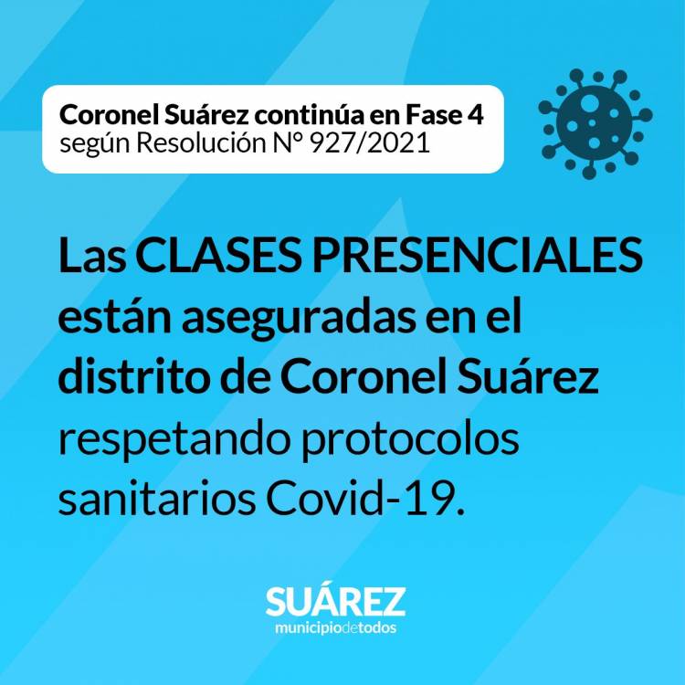 Coronel Suárez continúa en Fase 4 