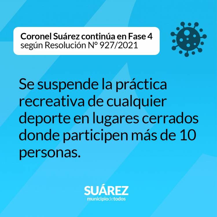Coronel Suárez continúa en Fase 4 