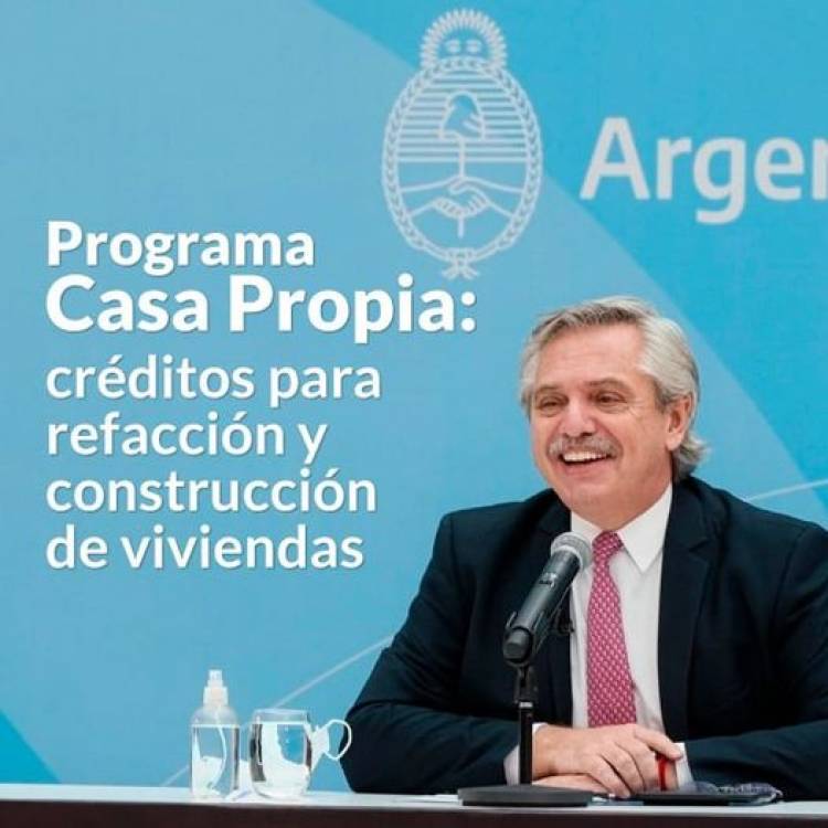 Anuncio de Alberto Fernández