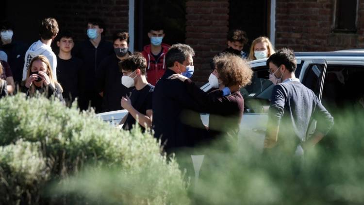 Inhumaron los restos del ministro Meoni en el cementerio de Junín, con la participación del Presidente
