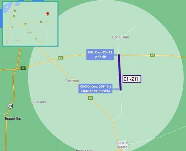 Millonaria inversión en caminos y rutas del Sudoeste