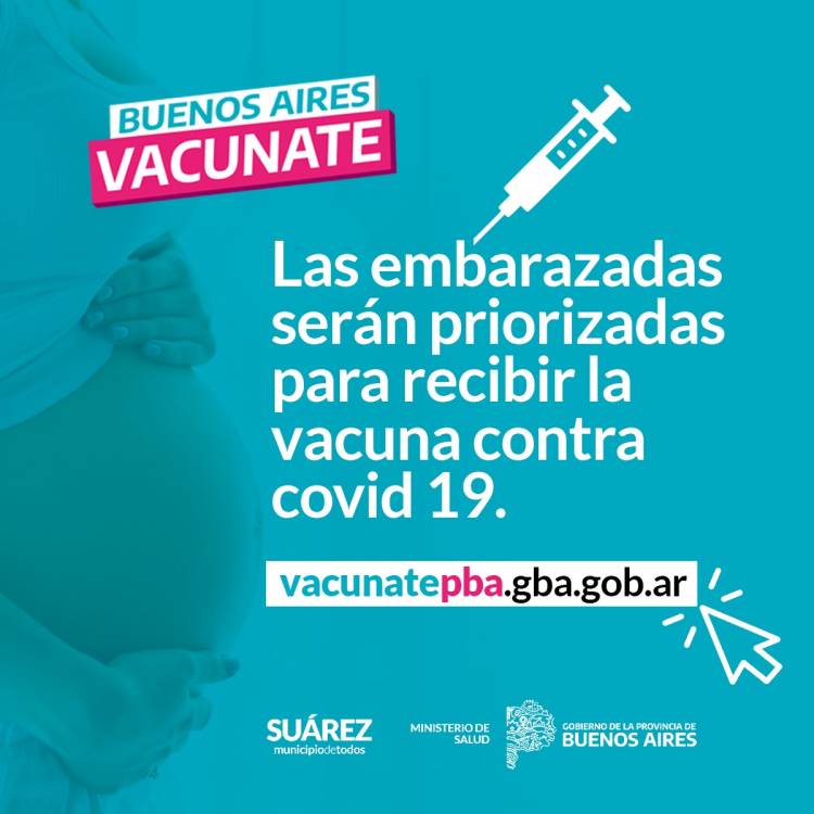 Vacunación a embarazadas⠀