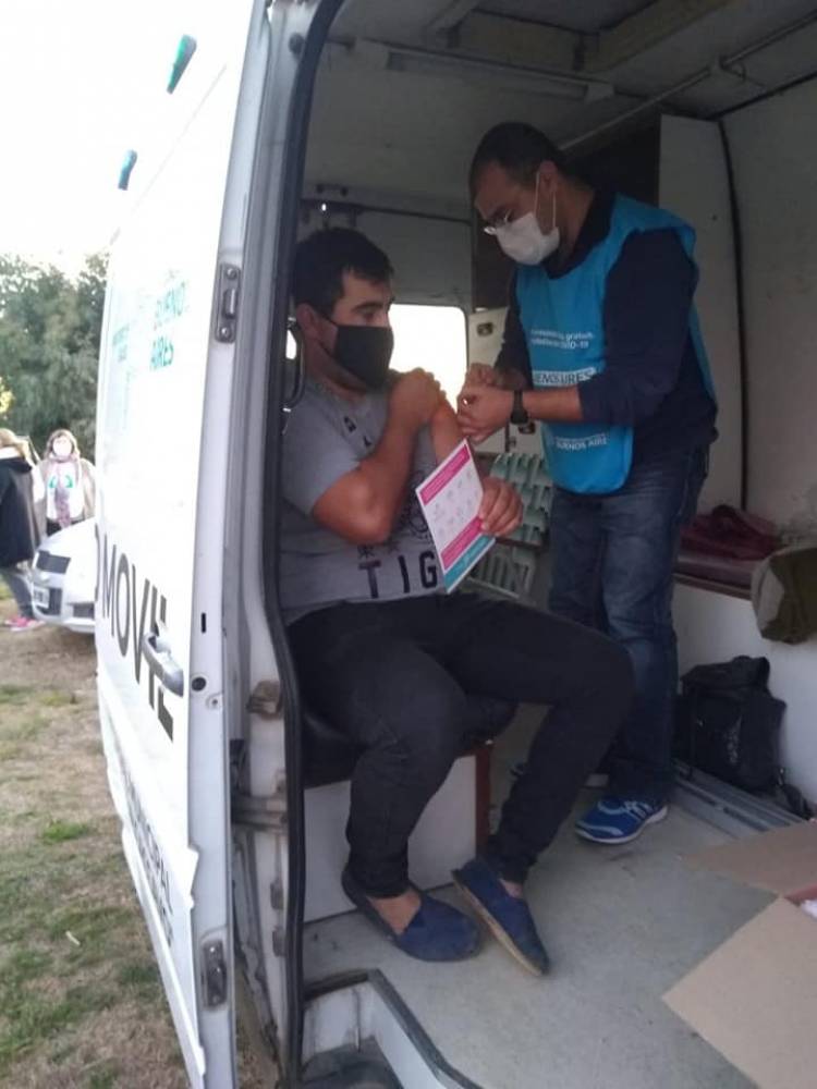 Se aplicaron 326 dosis entre Huanguelén y Pasman