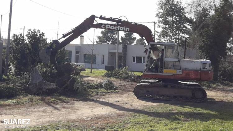 Apertura y ampliación de calles en Barrio Parque⠀
