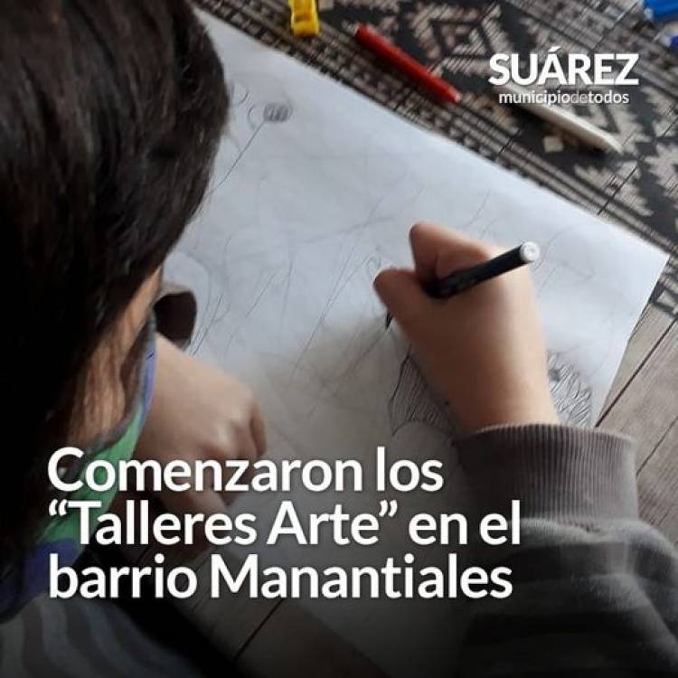 Comenzaron los “Talleres Arte” en el barrio Manantiales
