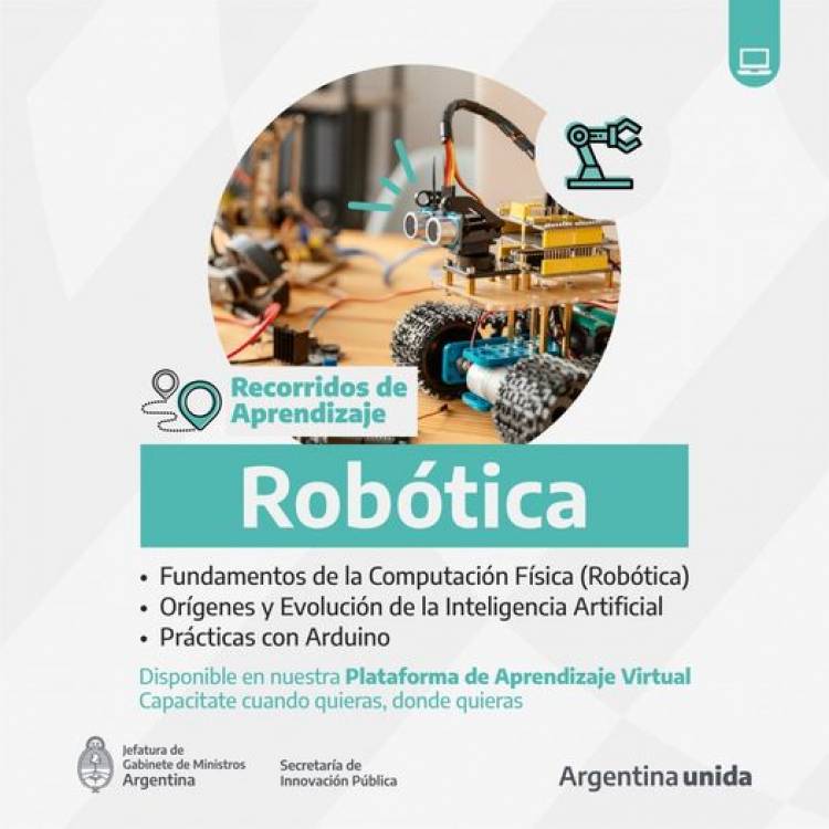 Súmate al Recorrido de Aprendizaje en Robótica⠀