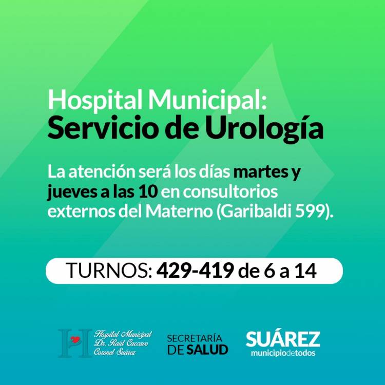 Hospital Municipal: Servicio de Urología