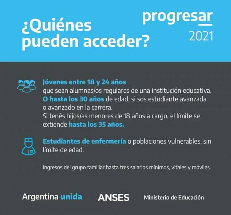 Reabre la inscripción para las becas Progresar