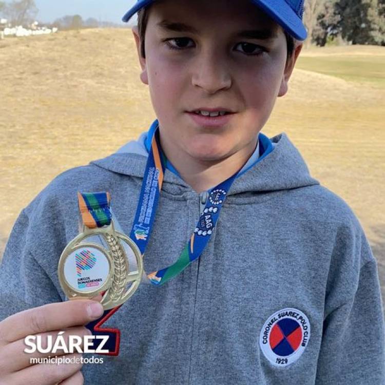 Pedro Perego representará al distrito en la disciplina golf en la final provincial de los Juegos Bonaerenses⠀