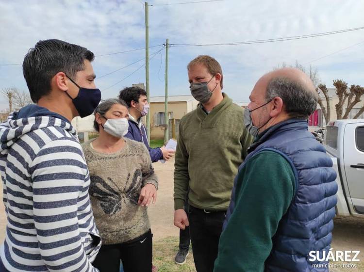 Moccero se reunió con vecinos y vecinas de barrio San Cayetano