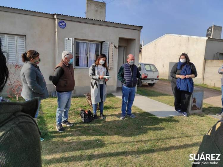 Moccero se reunió con vecinos y vecinas de barrio San Cayetano