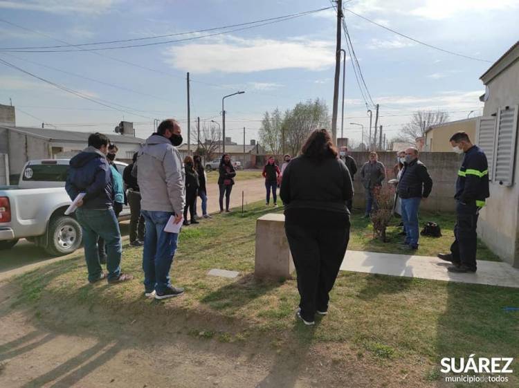 Moccero se reunió con vecinos y vecinas de barrio San Cayetano
