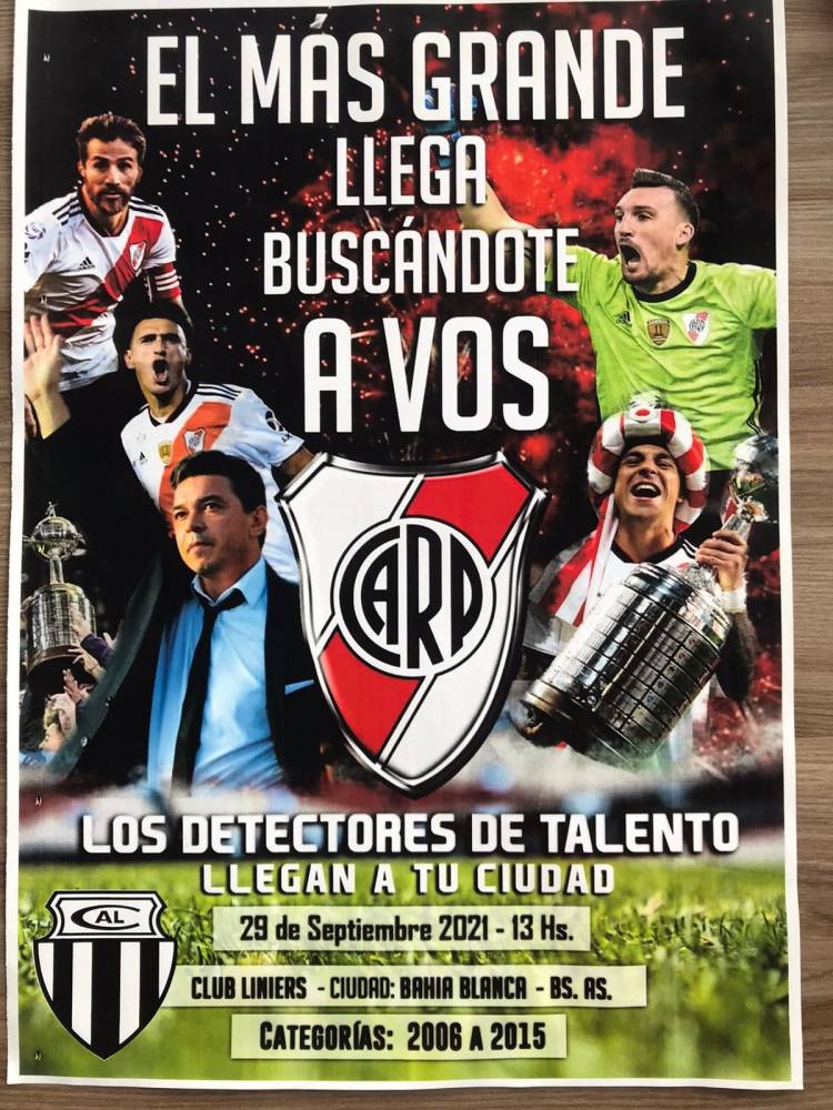 River Plate viene a buscar talentos al Complejo Zibecchi de Liniers
