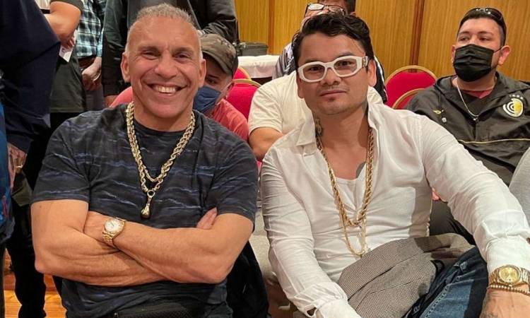 La última foto de “Acero” Cali antes de morir: junto al Chino Maidana en la madrugada del domingo