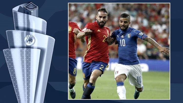 Italia y España juegan la primera semifinal de la Liga de Naciones