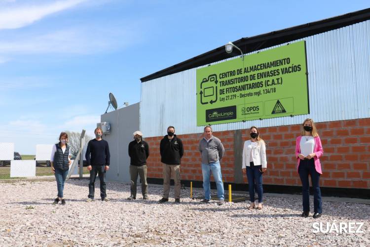 Se inauguró el Centro de Acopio Transitorio de Envases de Fitosanitarios (CAT)