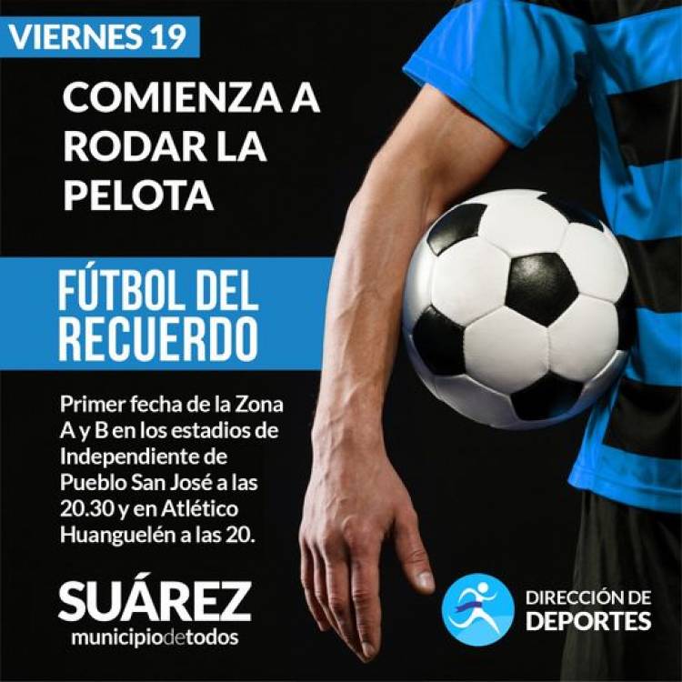 Comienza a rodar la pelota del Fútbol del Recuerdo