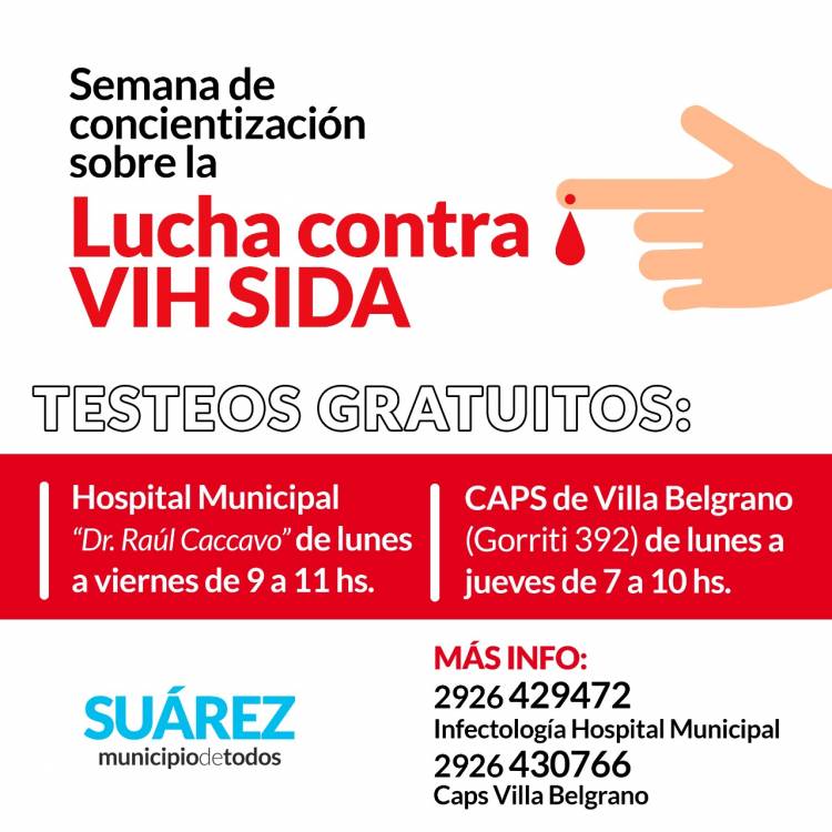 Semana de concientización sobre la Lucha contra el VIH SIDA