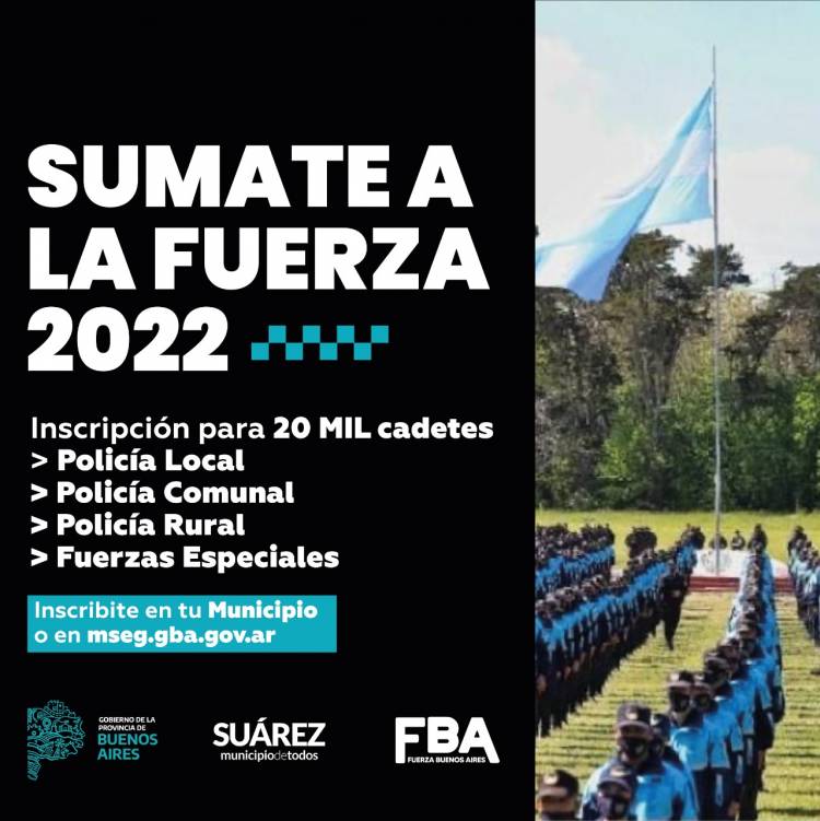 Ingreso a las Escuelas de Formación Policial de la Provincia de Buenos Aires