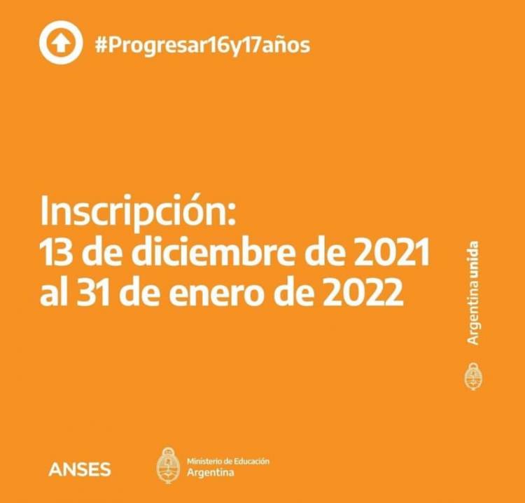 Becas Progresar para finalizar el secundario
