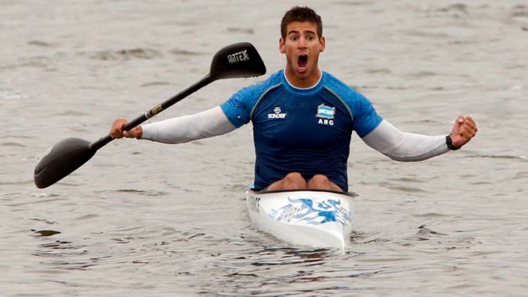 Agustín Vernice ganó la medalla de oro en Sudamericano de canotaje en Uruguay