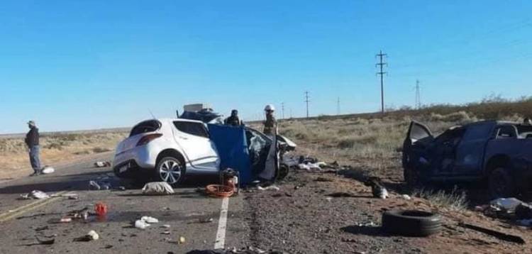 Una familia destruida por un triple choque en Neuquén