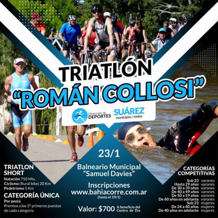 Vuelve el “Triatlón Román Collosi”