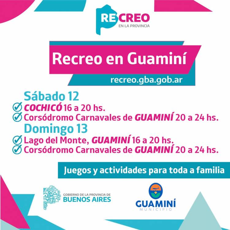 ESTE SÁBADO 12 COMIENZAN LOS CARNAVALES DEL ARTE Y LA ALEGRÍA GUAMINÍ 2022