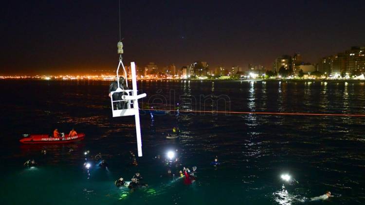 Puerto Madryn celebró una nueva edición del Vía Crucis submarino