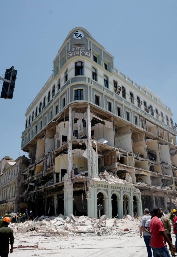 Explosión en un hotel en La Habana: ocho muertos, 30 heridos y 13 desaparecidos