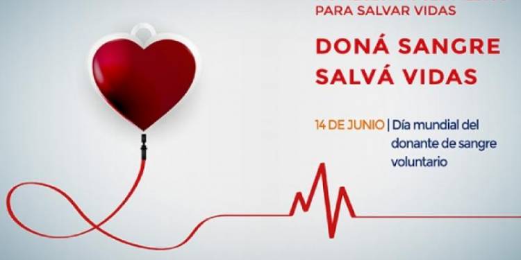  Día Mundial del Donante de Sangre. Ayudá a vivir!