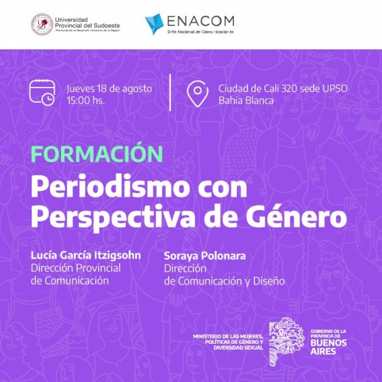 Curso  sobre “Comunicación con perspectiva de género” para comunicadores populares, movimientos sociales, sindicatos, etc; estudiantes y periodistas