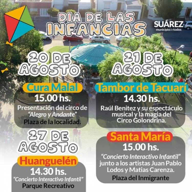 El Tambor de Tacuarí se viste de fiesta por el día de las Infancias