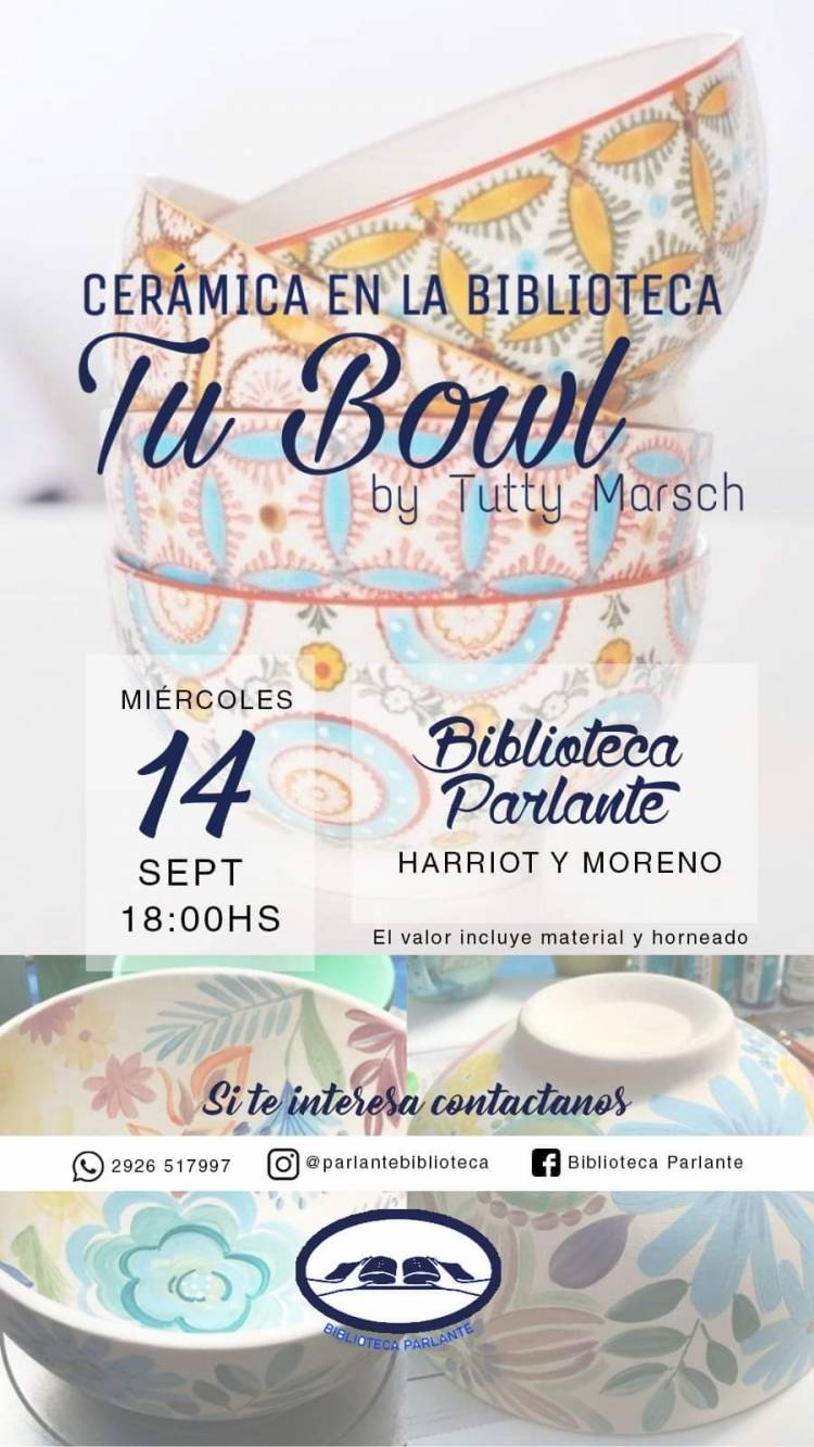Nuevo seminario de cerámica en la Biblioteca Parlante!