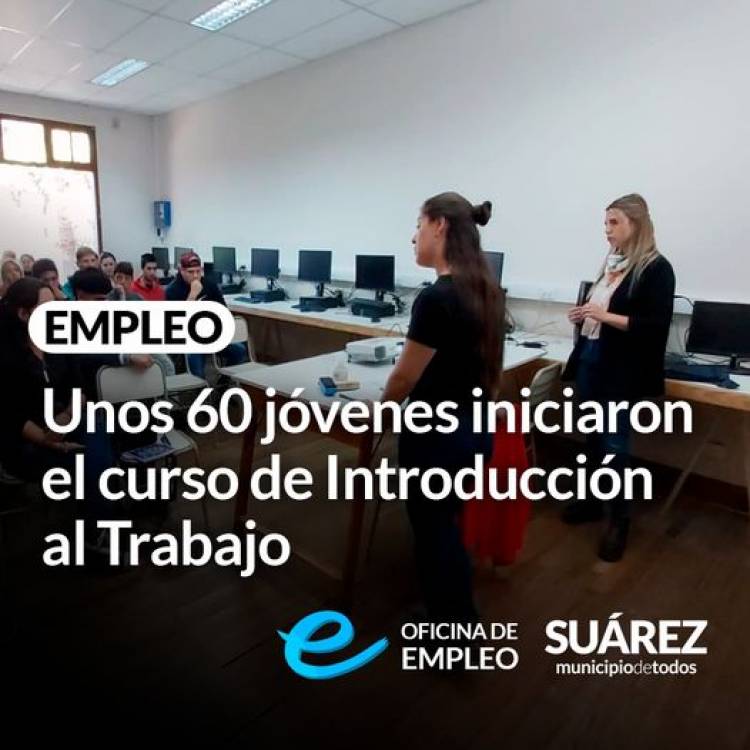 Unos 60 jóvenes iniciaron el curso de Introducción al Trabajo