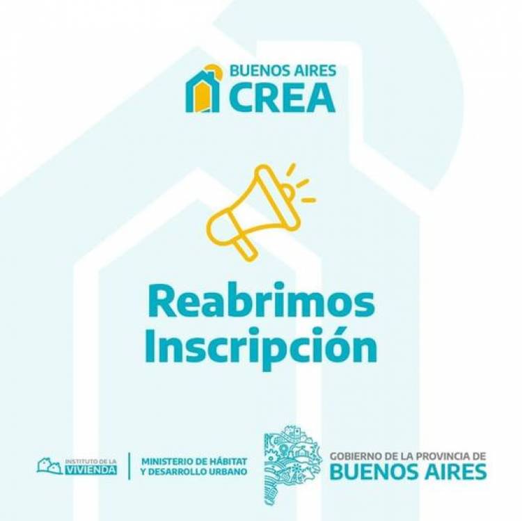 Se abre nuevamente la inscripción a Buenos Aires CREA