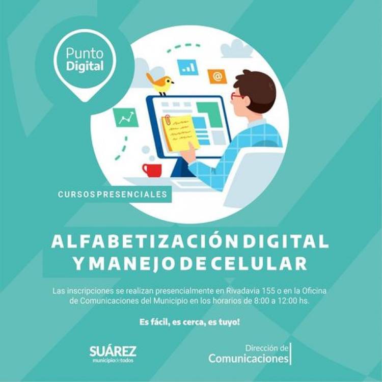 Cursos de Alfabetización Digital y Manejo de Celular