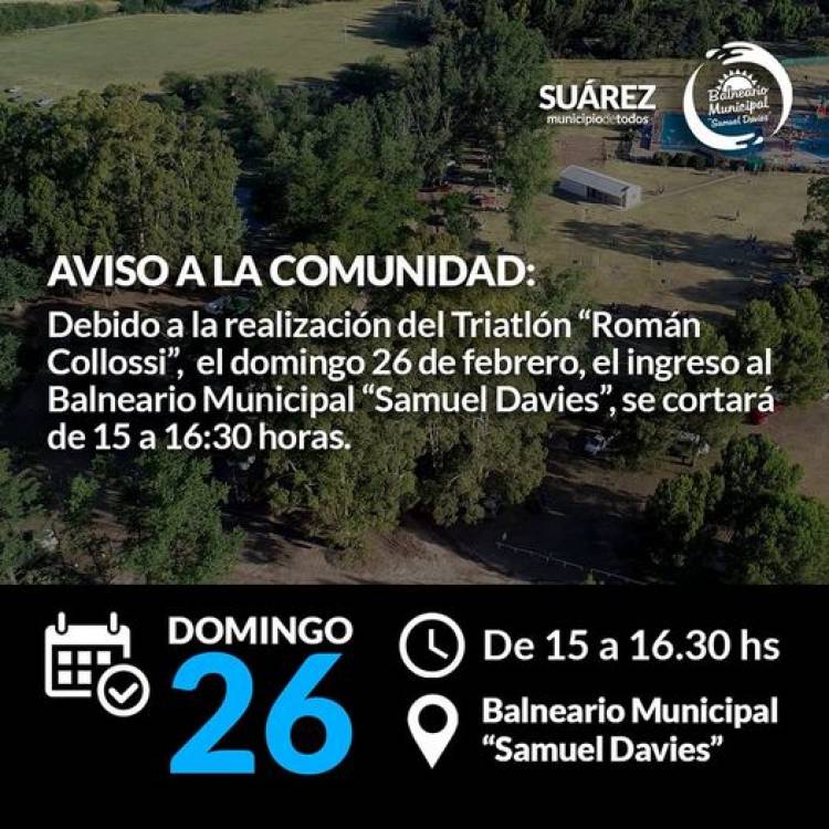AVISO A LA COMUNIDAD