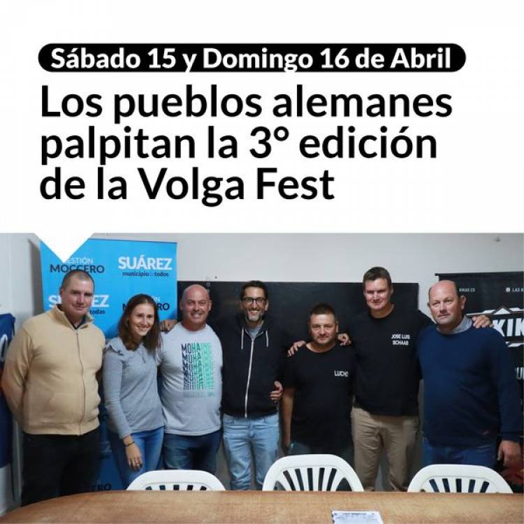Los Pueblos Alemanes palpitan la 3° edición de la Volga Fest 2023